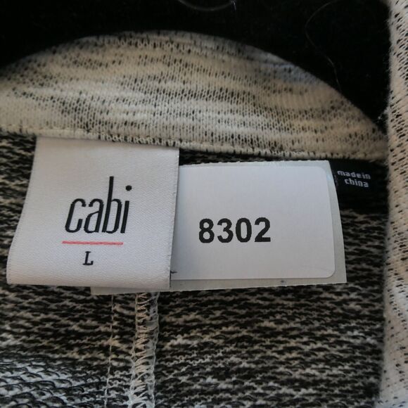 Cabi Neo Moto Jacket Blazer Womens Size 8 Heather Gray Pockets Knit 5102 - Picture 9 of 9